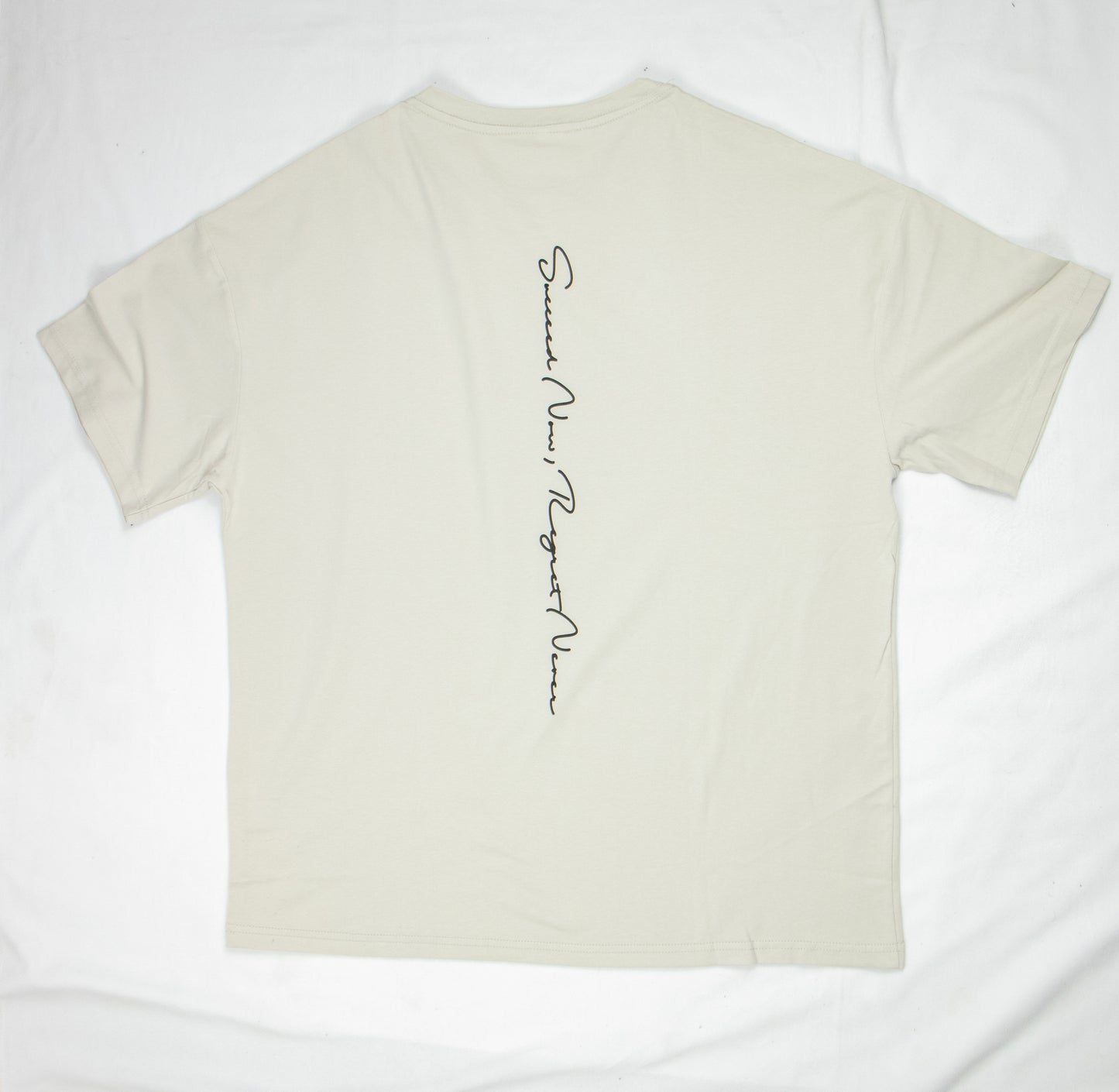 Oversized Boxed Tee - Oatmeal