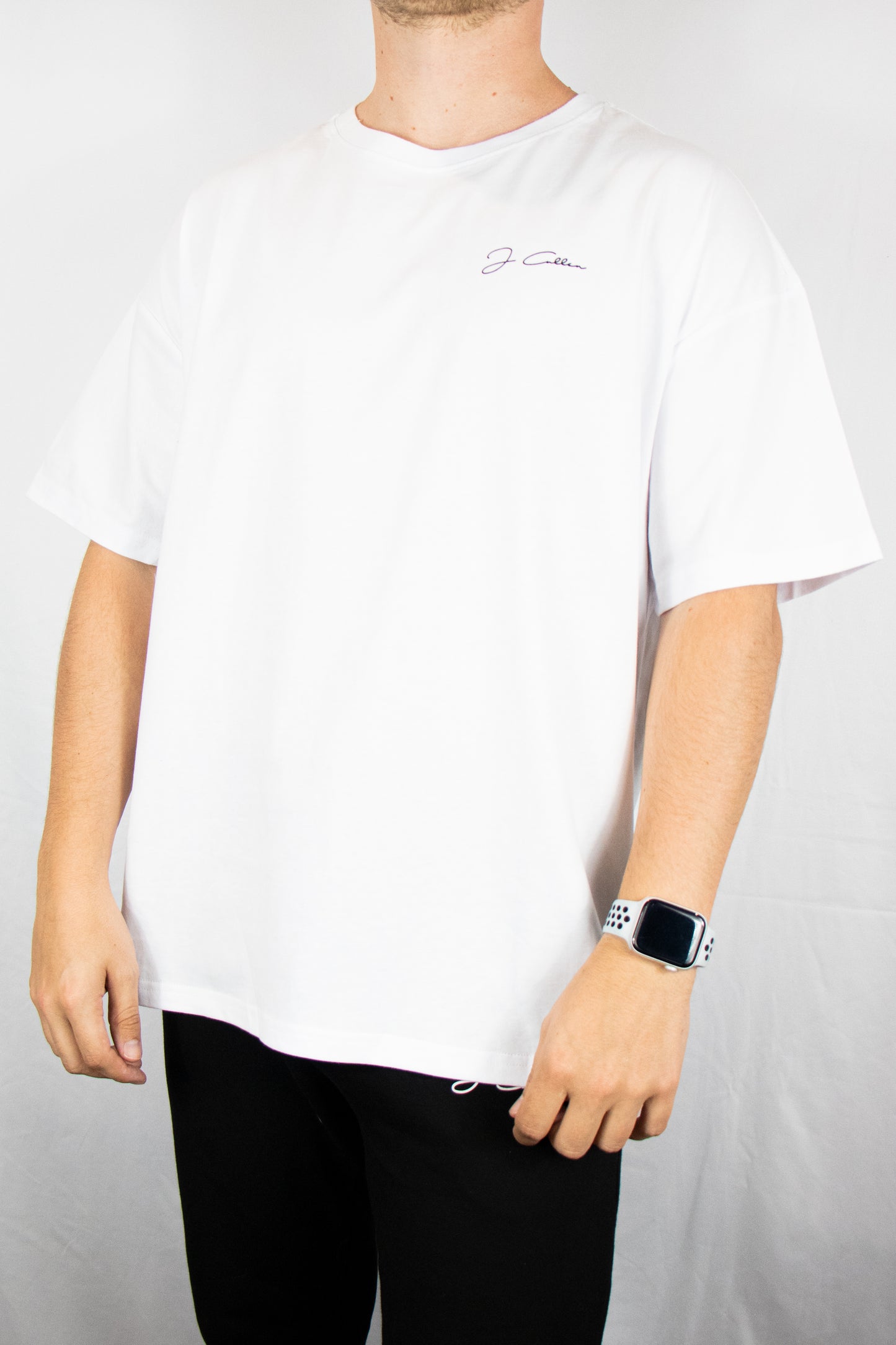 Oversized Boxed Tee - White